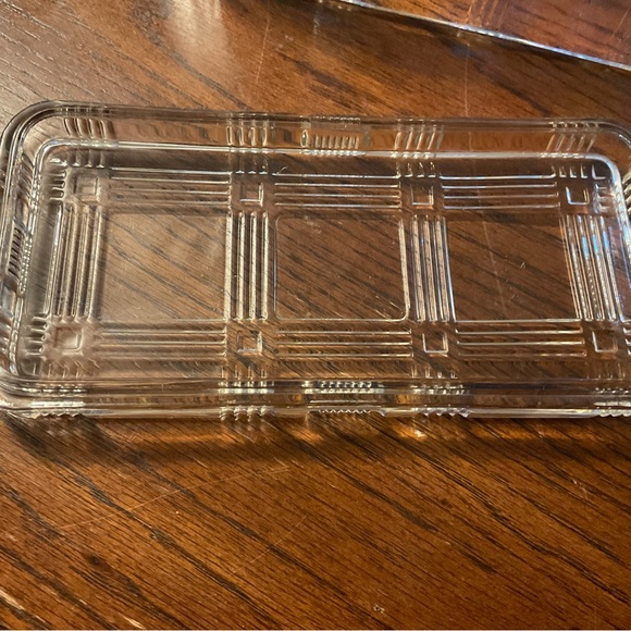 Hazel Atlas basketweave refrigerator dish - Picture 4 of 5